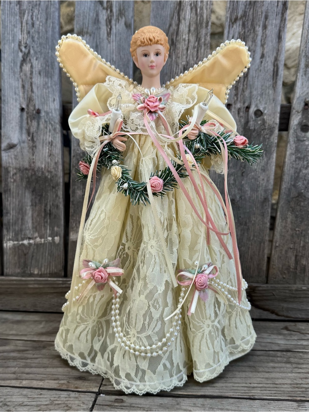 VTG Traditions Lighted Angel Tree Topper & Centerpiece - In Original Box!